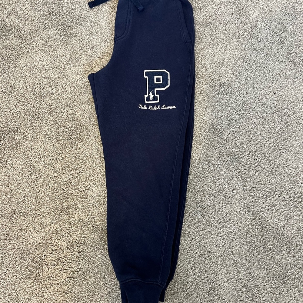 Polo by Ralph Lauren Kids Dark Blue Joggers - Picture 2 of 3